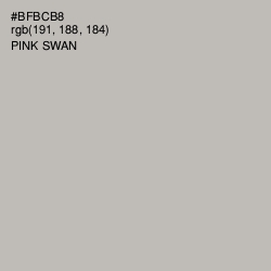 #BFBCB8 - Pink Swan Color Image
